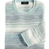 Bugatchi Stripe Crewneck