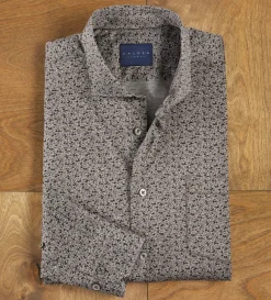 Calder Carmel Floral Long Sleeve Knit Shirt