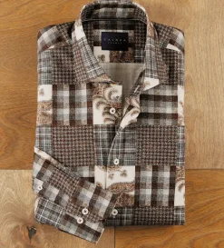 Calder Carmel Patchwork Print Flannel Shirt