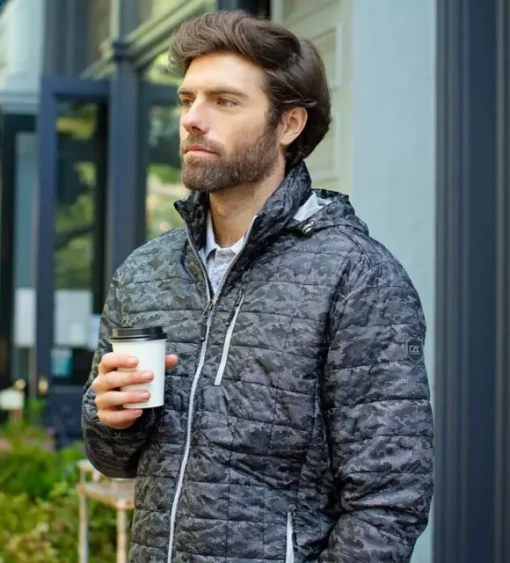 Cutter & Buck Rainier Primaloft Printed Puffer Jacket