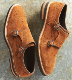 Martin Dingman Tuscan Monk Strap Shoes