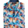 Patrick James Abstract Print Shirt