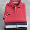 Patrick James Aqua Cotton Polo