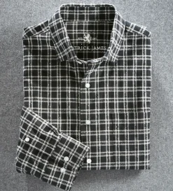 Patrick James Fancy Plaid Long Sleeve Sport Shirt