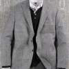 Patrick James Grey Melange Sport Coat