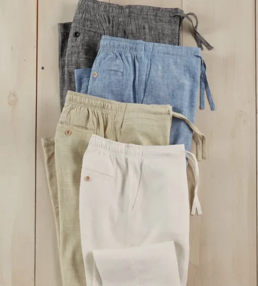 Patrick James Linen Drawstring Pants