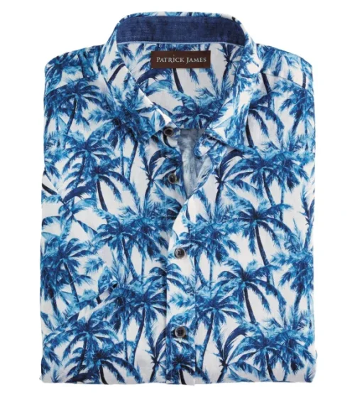 Patrick James Palm Print Shirt