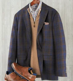 Patrick James Plaid Sport Coat