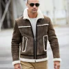 Patrick James Shearling Bomber