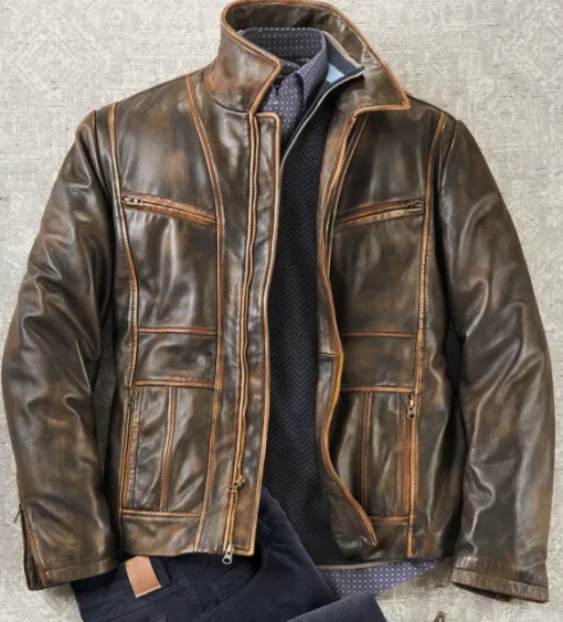 Patrick James Vintage Dean Leather Jacket