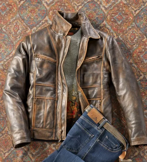 Patrick James Vintage Dean Leather Jacket