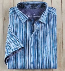 Robert Graham Flashback Seersucker Stripe Shirt
