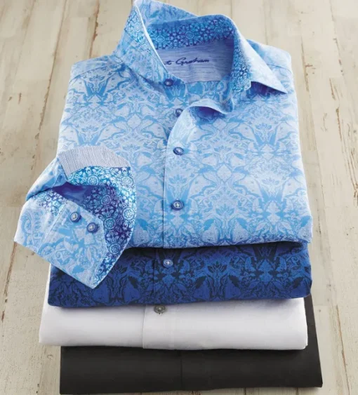 Robert Graham Highland Long Sleeve Jacquard Shirt