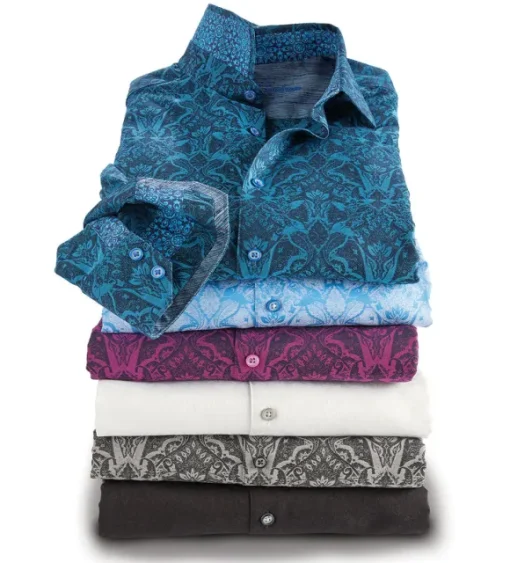 Robert Graham Highland Long Sleeve Jacquard Shirt