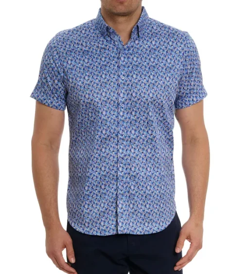 Robert Graham Short Sleeve Wade Woven Shirt