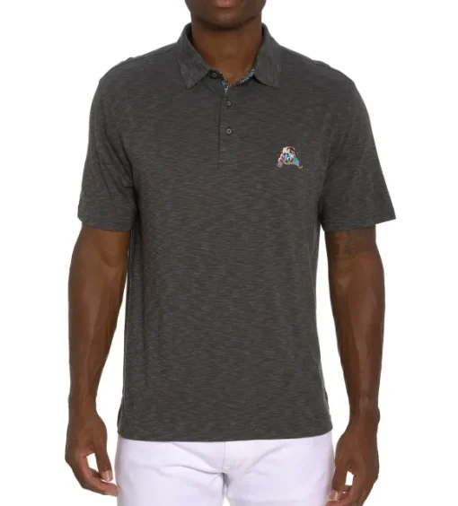 Robert Graham Short Sleeve Vandam Knit Polo