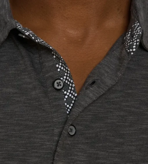 Robert Graham Short Sleeve Vandam Knit Polo