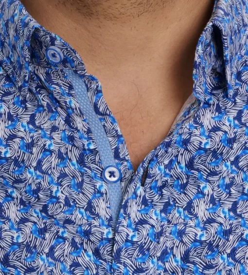 Robert Graham Short Sleeve Wade Woven Shirt