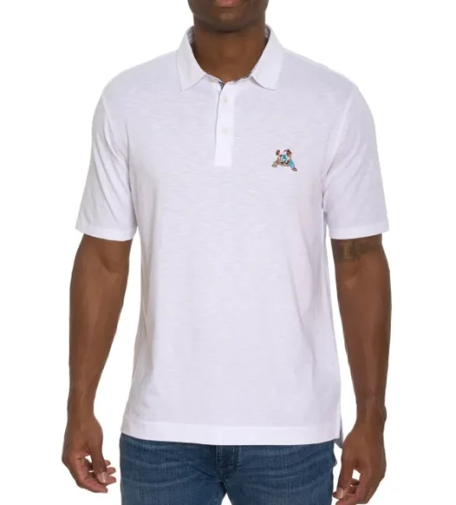 Robert Graham Short Sleeve Vandam Knit Polo
