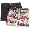 Saxx Bad Santas & Solid Black Volt 2-Pack Boxer Briefs