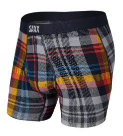 Saxx Ultra Free Fall Plaid Boxer Brief