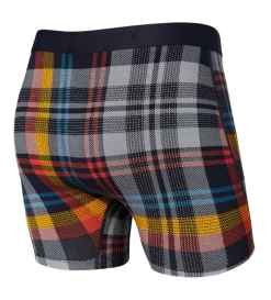 Saxx Ultra Free Fall Plaid Boxer Brief