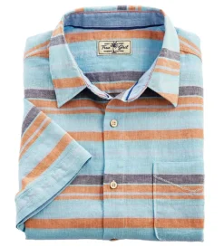 True Grit Baja Stripe Short Sleeve Sport Shirt