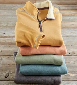 True Grit Fleece Mock Quarter Zip