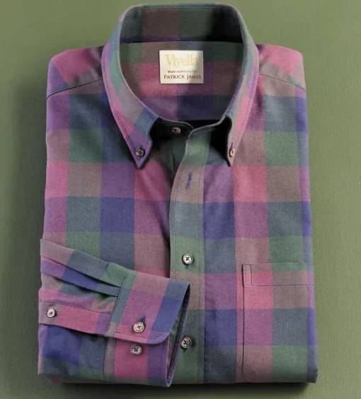 Viyella Green Check Shirt