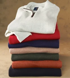 Viyella Quarter-Zip Sweater
