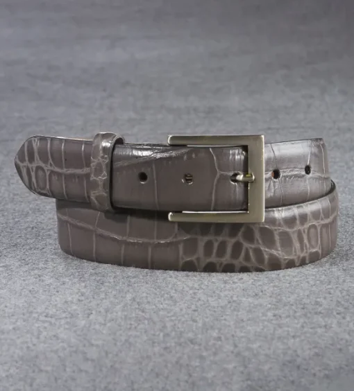W.Kleinberg Crocodile Embossed Belt