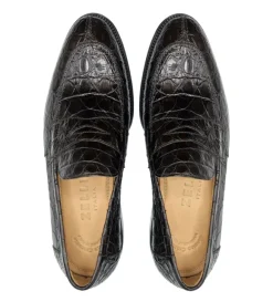 Zelli Roma Genuine Crocodile Slip-On Loafer