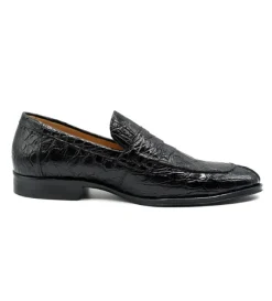 Zelli Roma Genuine Crocodile Slip-On Loafer