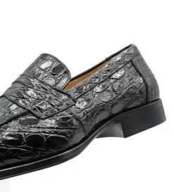 Zelli Roma Genuine Crocodile Slip-On Loafer