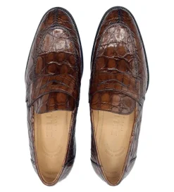 Zelli Roma Genuine Crocodile Slip-On Loafer