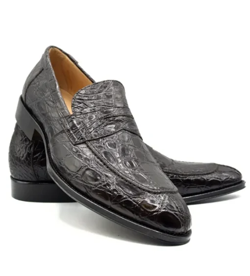 Zelli Roma Genuine Crocodile Slip-On Loafer