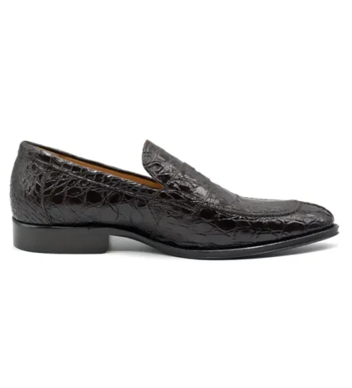 Zelli Roma Genuine Crocodile Slip-On Loafer