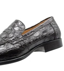 Zelli Roma Genuine Crocodile Slip-On Loafer